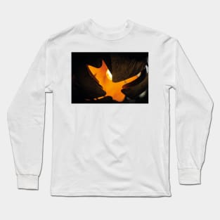 Orange splash Long Sleeve T-Shirt